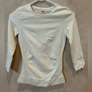 Women's Cream performance activity top wicking for athletes size xl +md brand
